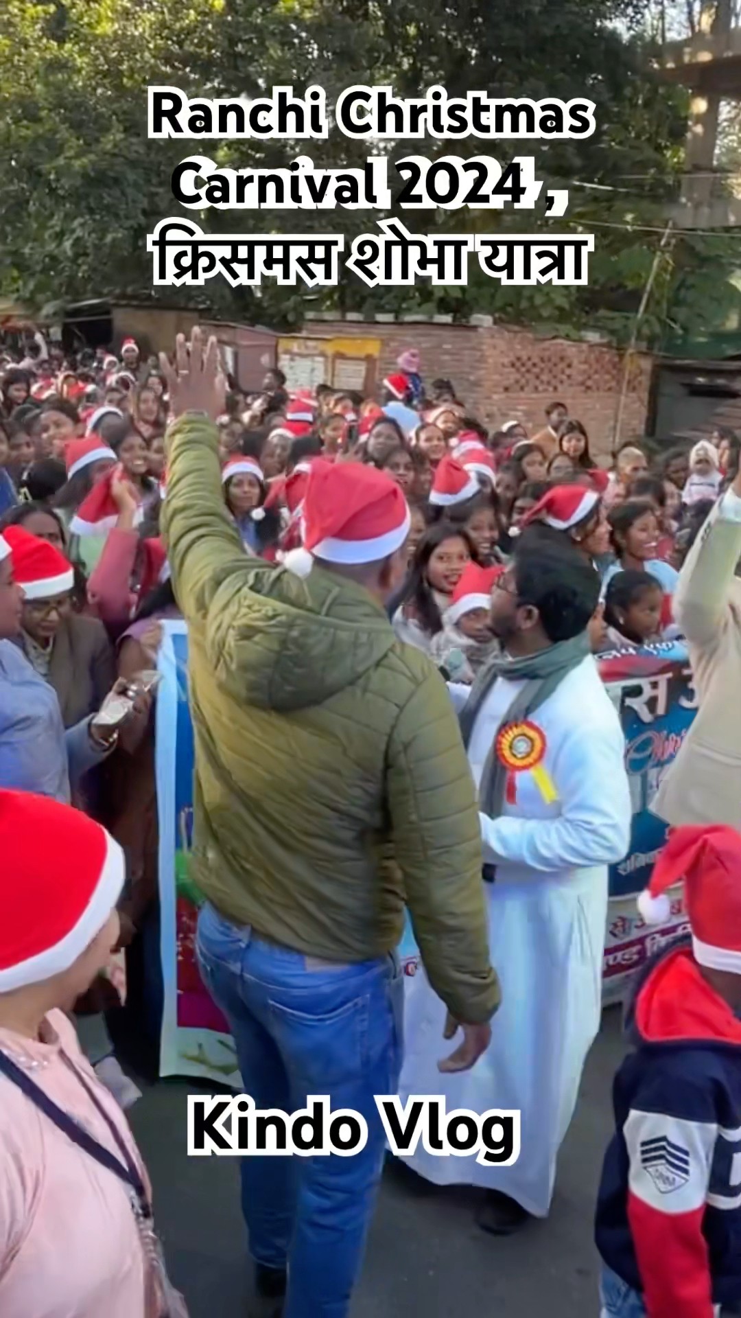 Ranchi Christmas Carnival 2024 , क्रिसमस शोभा यात्रा/video33